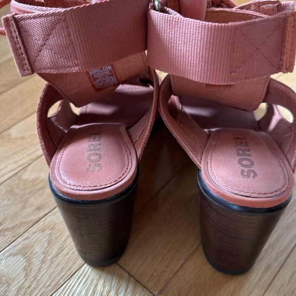 Sorel Nadia Lace up Block Heel Sandal - Picture 2 of 4